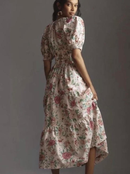 Anthropologie Dresses & Skirts - Anthropologie Somerset Floral Maxi Dress S Cottagecore Garden Party